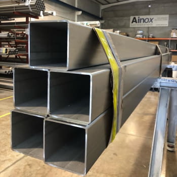 Tubo Estructural  120mm X 120mm Acero Inoxidable